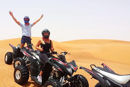 desert safari with quad bike