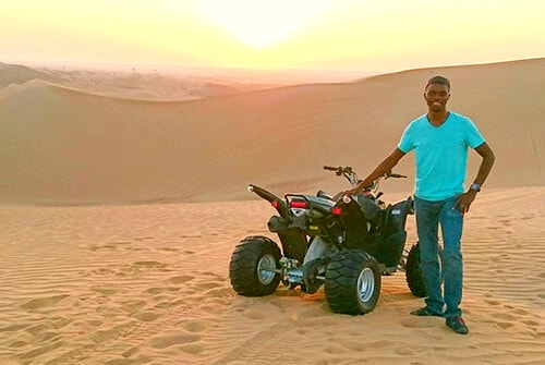 Quad bike desert safari Dubai